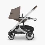 The included Toddler Seat (color matches the stroller) offers an easy, one-handed 180 degree recline option and an adjustable, multi-position leg rest