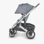 The included Toddler Seat (color matches the stroller) includes a height-adjustable canopy (with mesh panels for ventilation) to accommodate growing children