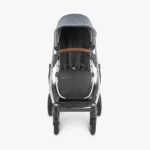 The included Toddler Seat (color matches the stroller) has a secure, adjustable harness and a detachable bumper bar