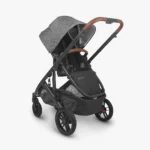 The included Toddler Seat (color matches the stroller) can be installed in a world facing or parent facing, as shown here, orientation