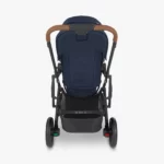 The Cruz V2 stroller features all-wheel suspension, a multi-position adjustable handlebar, as well as easy-access foot brakes