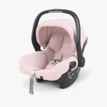 The Mesa V2 infant carrier (Alice) features a no-rethread harness that adjusts with the large, adjustable headrest for additional Side Impact Protection performance