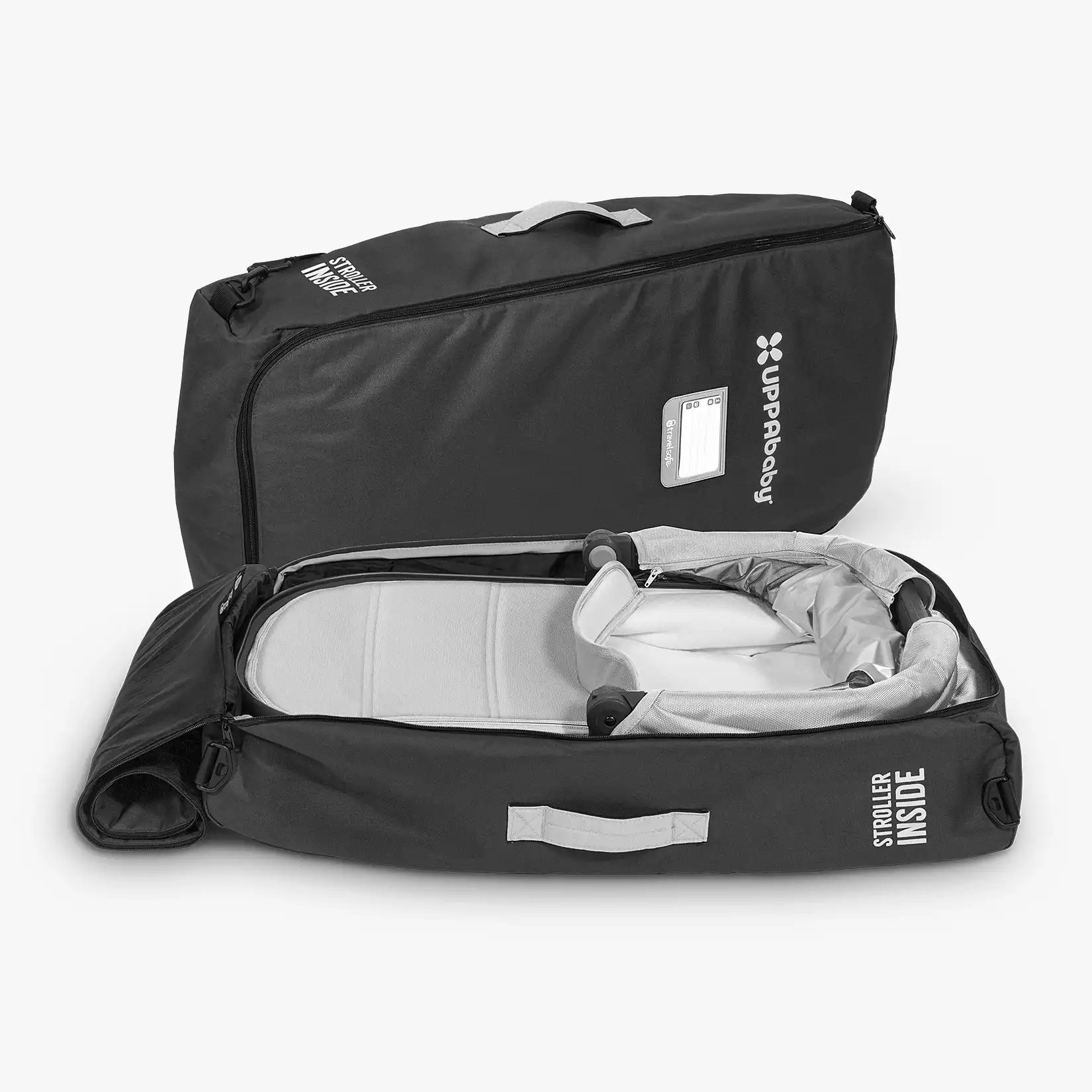 Folded Bassinet in TravelSafe bag for Bassinet and RumbleSeat