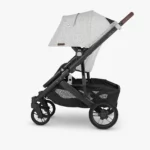 The included Toddler Seat (color matches the stroller) includes a height-adjustable canopy (with mesh panels for ventilation) to accommodate growing children