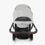 The included Toddler Seat (color matches the stroller) has a peekaboo window for added ventilation and an easy-access child view