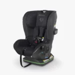 The Knox Convertible Car Seat (Jake- Black Mélange) features a removable cup holder, a multi-position, adjustable foot for leveling, and EPP foam between the inner and outer shell ensures forces are absorbed into the seat