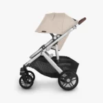 The included Toddler Seat (color matches the stroller) has an extendable canopy that can be used while installed on the stroller