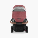 The included Toddler Seat (color matches the stroller) has a peekaboo window for added ventilation and an easy-access child view