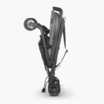 The G-Luxe (Greyson) features an ulta-easy fold that allows for the stroller to be self-standing once folded