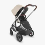 The included Toddler Seat (color matches the stroller) can be installed in a world facing or parent facing, as shown here, orientation