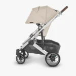 The included Toddler Seat (color matches the stroller) includes a height-adjustable canopy (with mesh panels for ventilation) to accommodate growing children