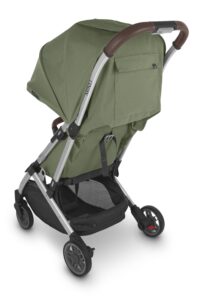 UPPAbaby Minu V2 | Emelia | Sage Green Mélange | Silver Frame | Chestnut Leather.