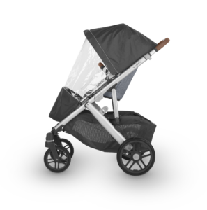 An UPPAbaby Performance Rain Shield for Vista, Vista 2, Cruz, and Cruz V2.