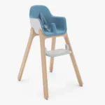 The Ciro High Chair (Caleb) incudes a patent-pending, easily adjustable harness to ensure a quick fit, and a seam-free seat for easy and smooth wipe down