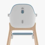 The Ciro High Chair (Caleb) features a Bib hook located conveniently at the back of the seat for simple storage when not in use