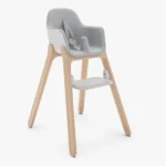 The Ciro High Chair (Chloe) incudes a patent-pending, easily adjustable harness to ensure a quick fit, and a seam-free seat for easy and smooth wipe down