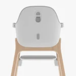 The Ciro High Chair (Chloe) features a Bib hook located conveniently at the back of the seat for simple storage when not in use