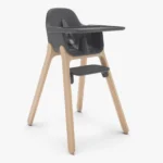 The Ciro High Chair (Jake - Charcoal) and its included perfect-fit-tray fits directly over the table to let baby join you at mealtime, and seemlessly fits into your home with its sleek and compact footprint