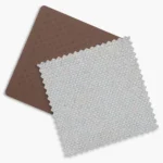 Savannah Fashion (Pearl Gray Jacquard) with Chestnut Leather Swatch