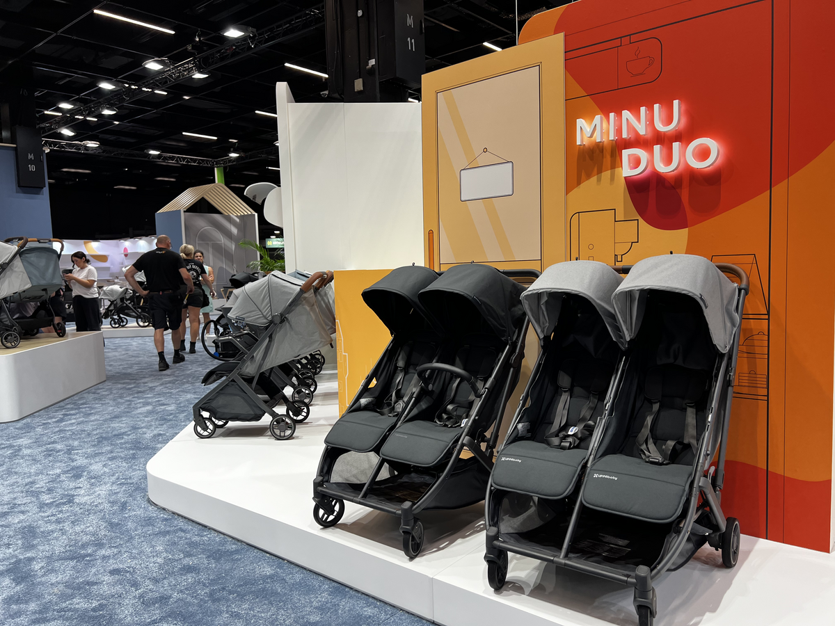 Minu Duo Stroller Display at Kind + Jugend 2024